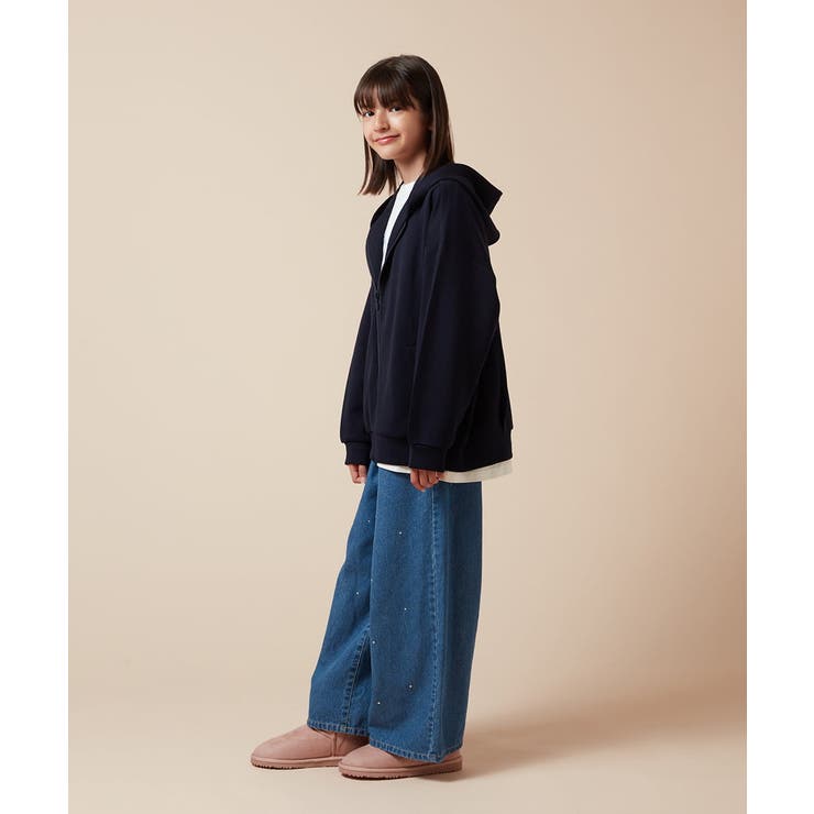 [100-130]コクーンシルエットジップアップフーディー | a.v.v【KIDS】 | 詳細画像16 