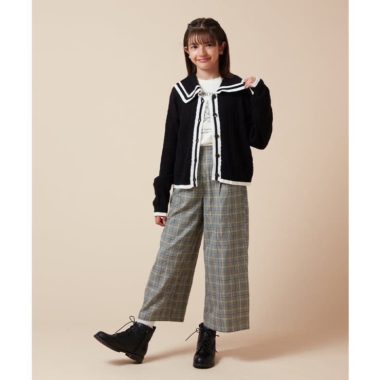 [140-150]セーラーカラーニットカーデ | a.v.v【KIDS】 | 詳細画像12 