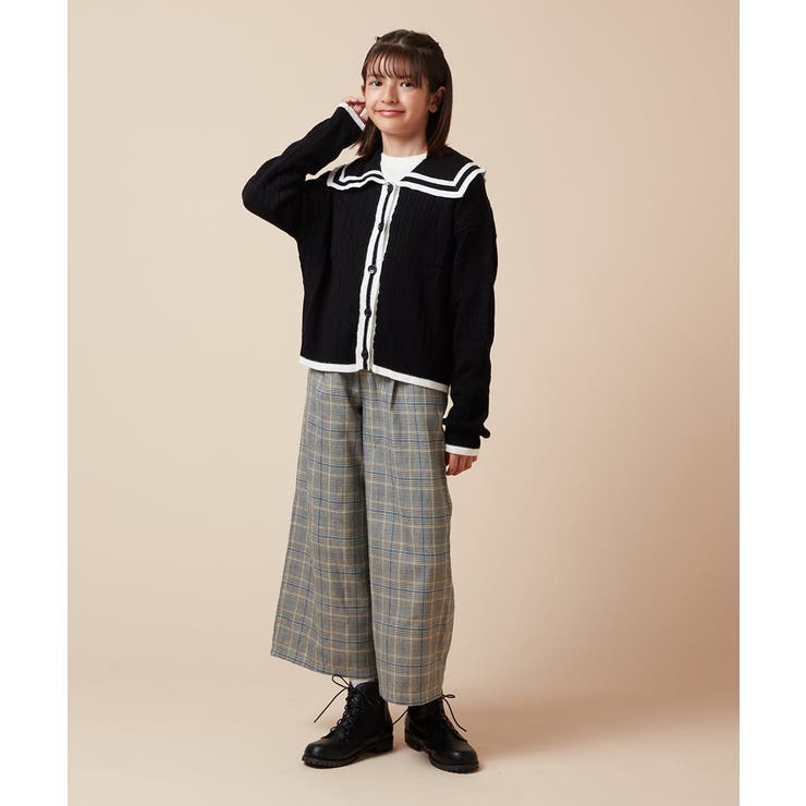 [140-150]セーラーカラーニットカーデ | a.v.v【KIDS】 | 詳細画像13 