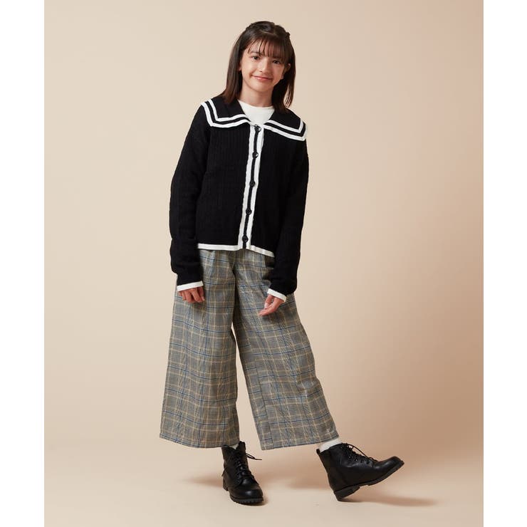 [140-150]セーラーカラーニットカーデ | a.v.v【KIDS】 | 詳細画像14 