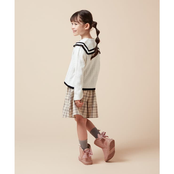 [140-150]セーラーカラーニットカーデ | a.v.v【KIDS】 | 詳細画像24 