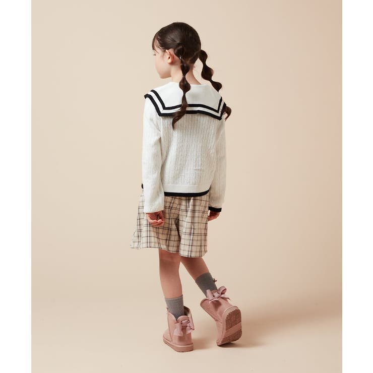 [140-150]セーラーカラーニットカーデ | a.v.v【KIDS】 | 詳細画像25 