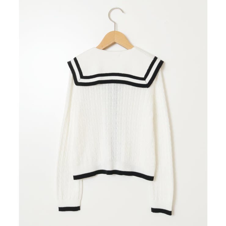 [140-150]セーラーカラーニットカーデ | a.v.v【KIDS】 | 詳細画像3 