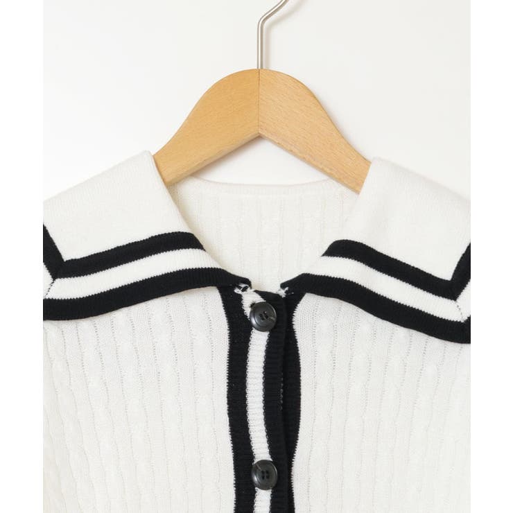 [140-150]セーラーカラーニットカーデ | a.v.v【KIDS】 | 詳細画像4 