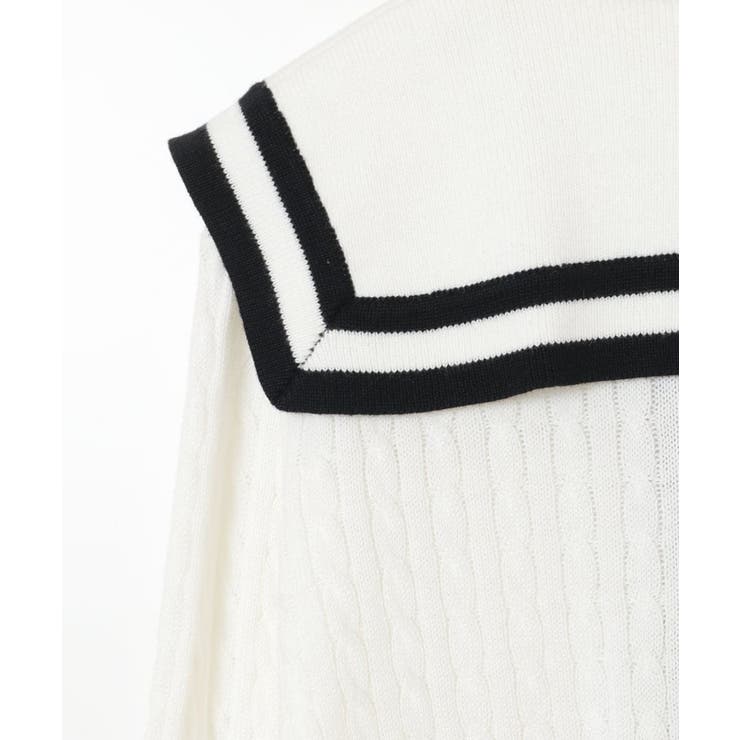 [140-150]セーラーカラーニットカーデ | a.v.v【KIDS】 | 詳細画像7 