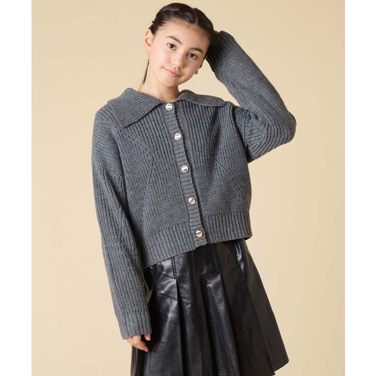 [130-160]襟付きカーディガン | a.v.v【KIDS】 | 詳細画像12 