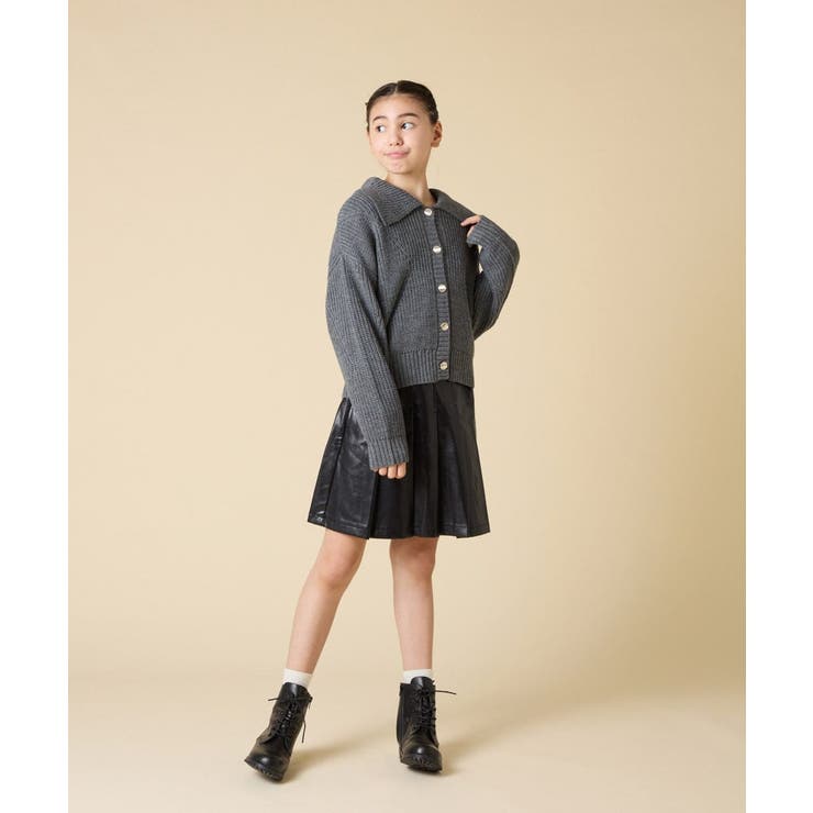 [130-160]襟付きカーディガン | a.v.v【KIDS】 | 詳細画像14 