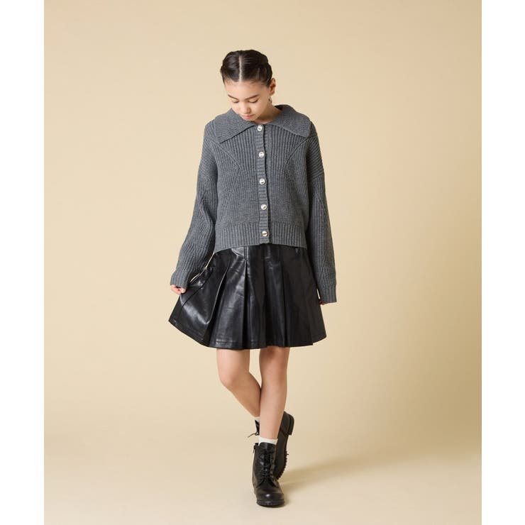 [130-160]襟付きカーディガン | a.v.v【KIDS】 | 詳細画像15 