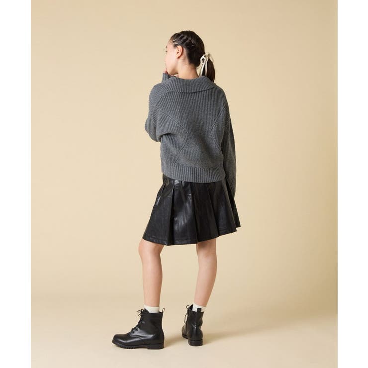 [130-160]襟付きカーディガン | a.v.v【KIDS】 | 詳細画像17 