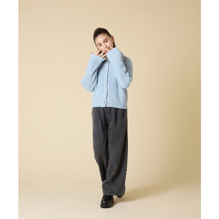 [130-160]襟付きカーディガン | a.v.v【KIDS】 | 詳細画像5 