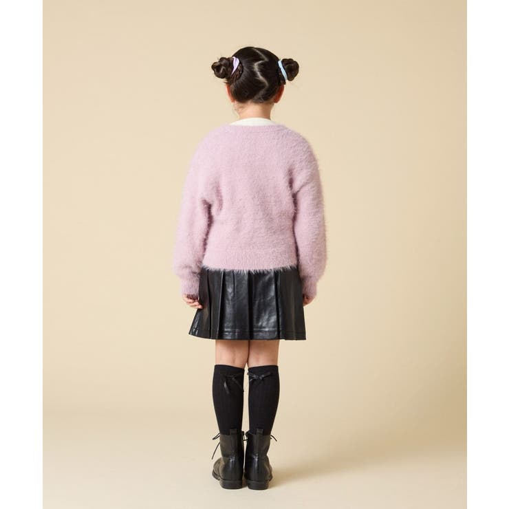 [120-160]フェザー調カーディガン | a.v.v【KIDS】 | 詳細画像11 