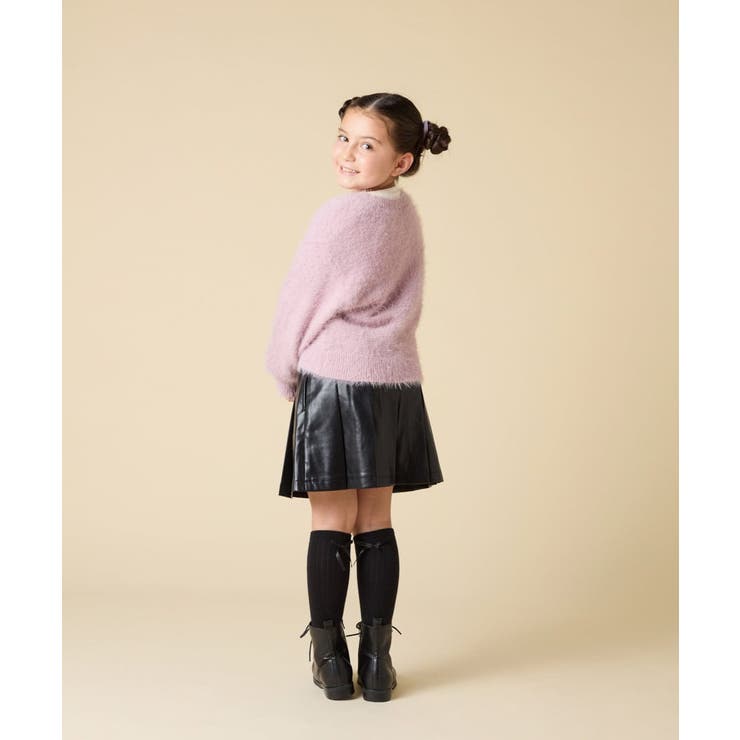 [120-160]フェザー調カーディガン | a.v.v【KIDS】 | 詳細画像12 