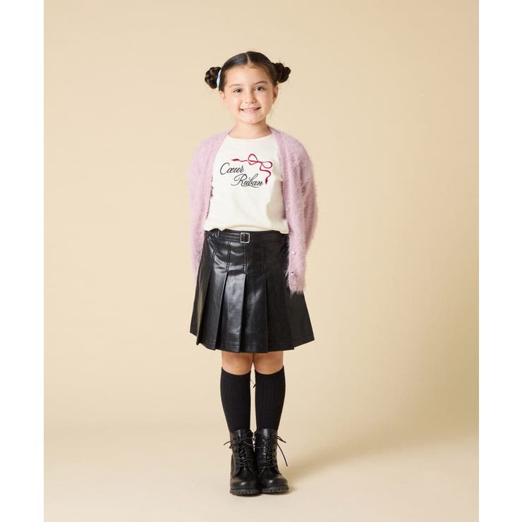 [120-160]フェザー調カーディガン | a.v.v【KIDS】 | 詳細画像13 