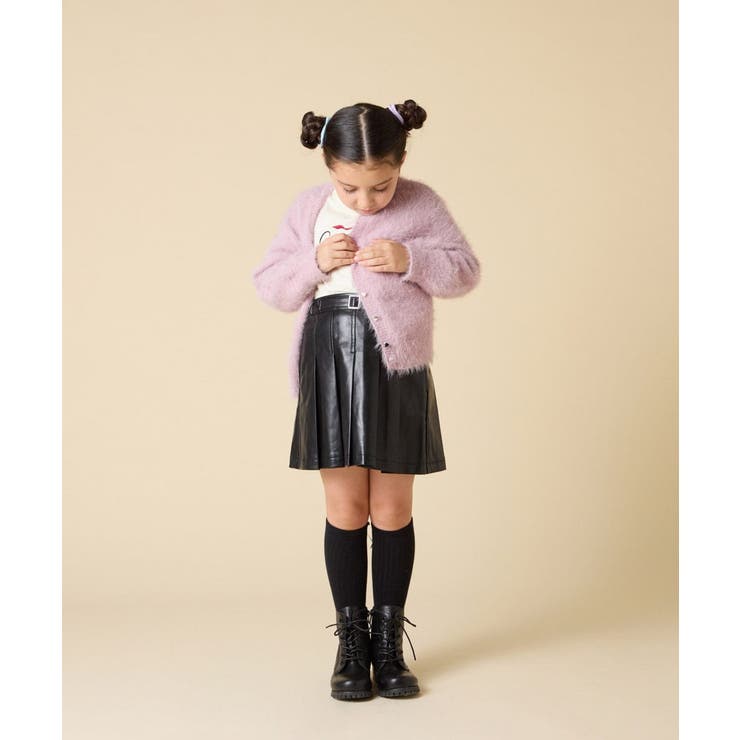 [120-160]フェザー調カーディガン | a.v.v【KIDS】 | 詳細画像16 