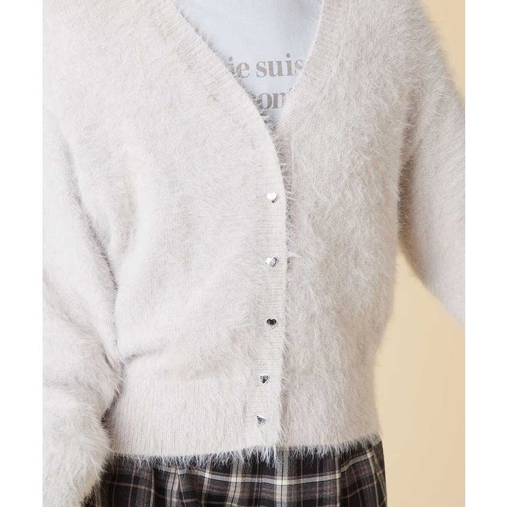 [120-160]フェザー調カーディガン | a.v.v【KIDS】 | 詳細画像21 