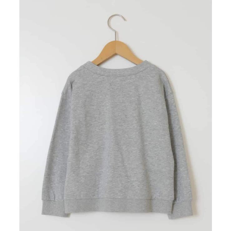 [120-130]エンブレム刺繍入り裏毛カーディガン | a.v.v【KIDS】 | 詳細画像10 