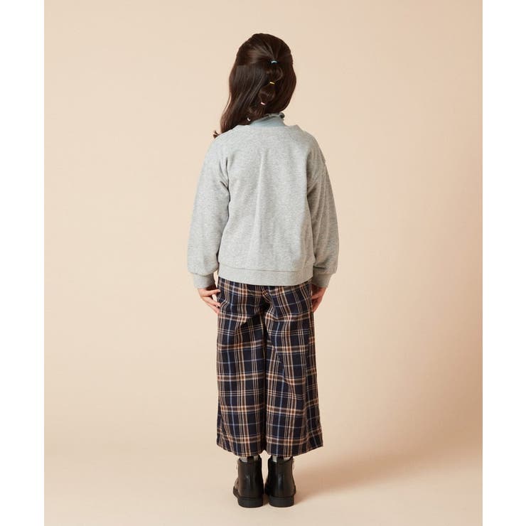 [120-130]エンブレム刺繍入り裏毛カーディガン | a.v.v【KIDS】 | 詳細画像24 