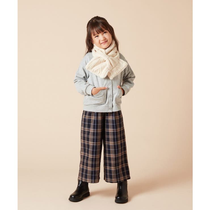 [120-130]エンブレム刺繍入り裏毛カーディガン | a.v.v【KIDS】 | 詳細画像25 