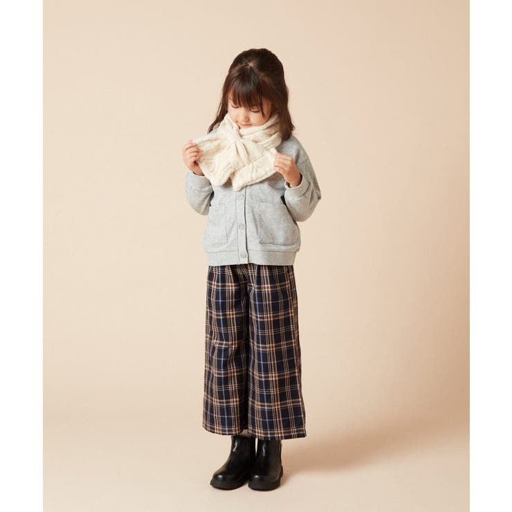 [120-130]エンブレム刺繍入り裏毛カーディガン | a.v.v【KIDS】 | 詳細画像26 