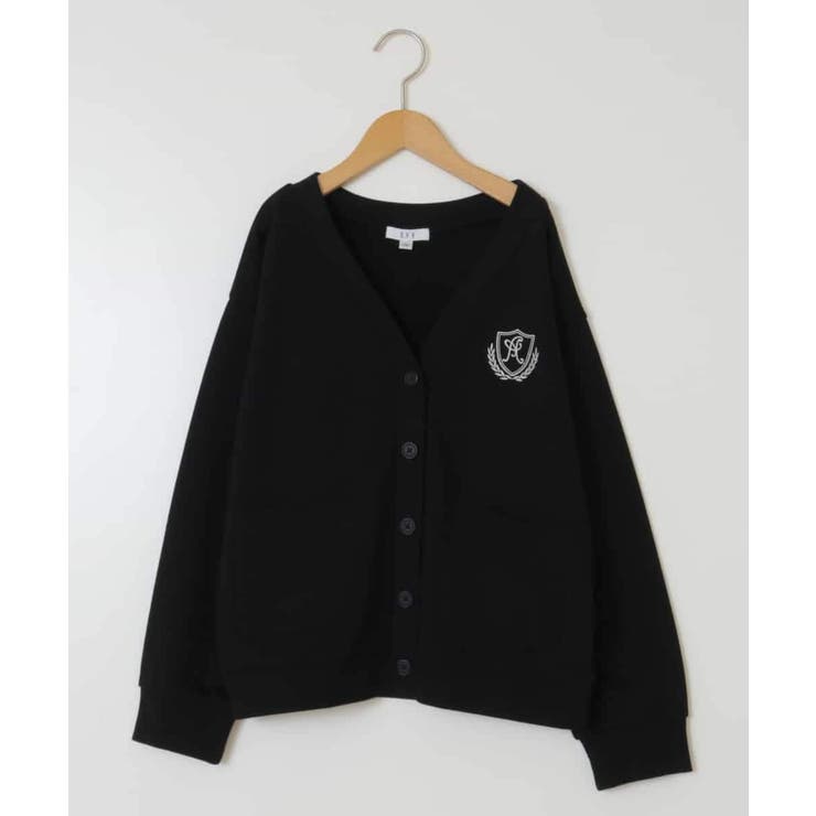 [120-130]エンブレム刺繍入り裏毛カーディガン | a.v.v【KIDS】 | 詳細画像31 