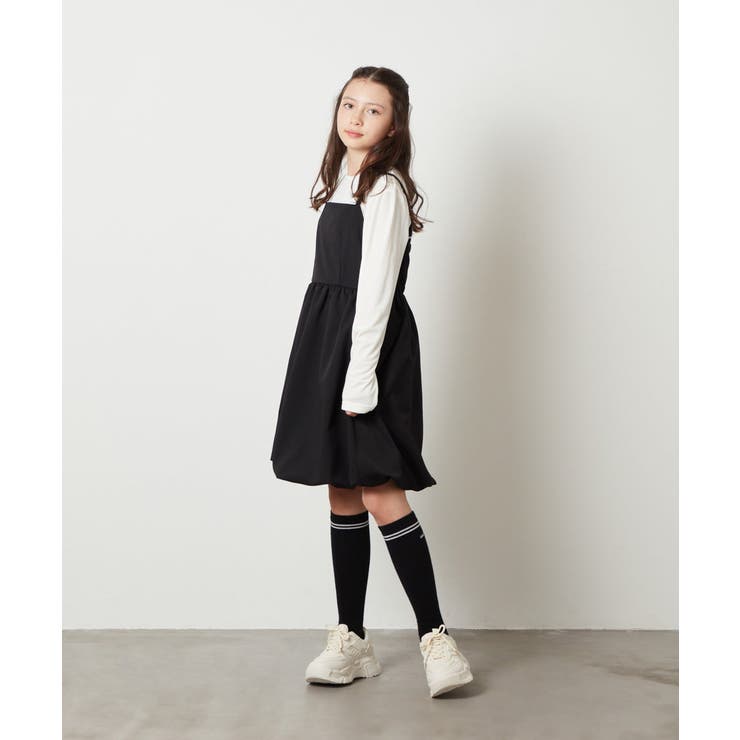 150-160]バルーンキャミワンピース[品番：ITKW0015896]｜a.v.v【KIDS 