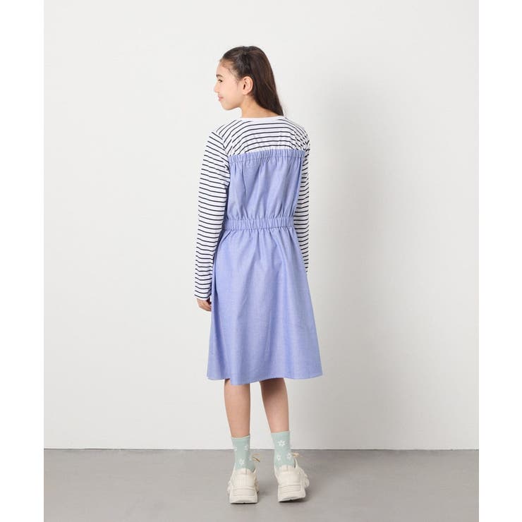 [120-160]レースアップドッキングワンピ | a.v.v【KIDS】 | 詳細画像21 