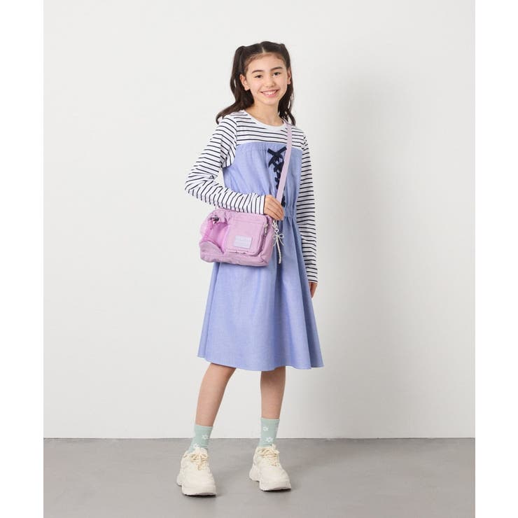 [120-160]レースアップドッキングワンピ | a.v.v【KIDS】 | 詳細画像22 