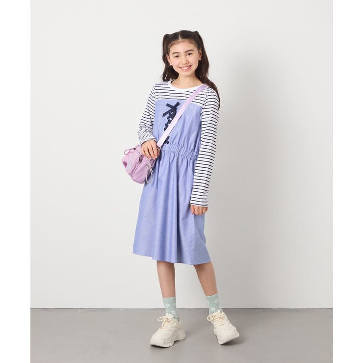 [120-160]レースアップドッキングワンピ | a.v.v【KIDS】 | 詳細画像23 