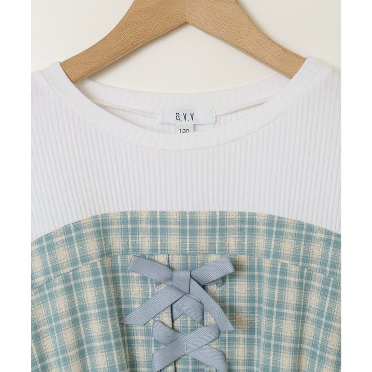 [120-160]レースアップドッキングワンピ | a.v.v【KIDS】 | 詳細画像27 