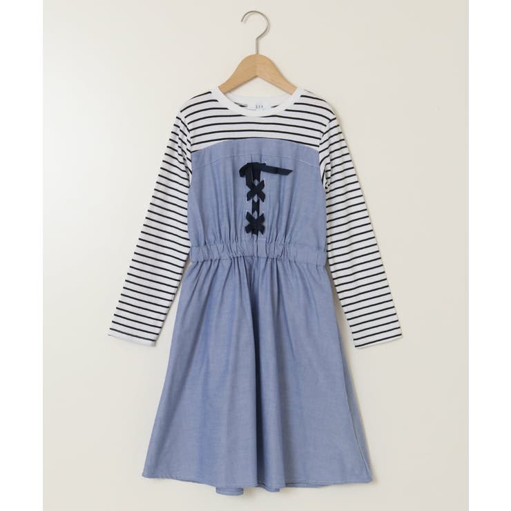 [120-160]レースアップドッキングワンピ | a.v.v【KIDS】 | 詳細画像31 