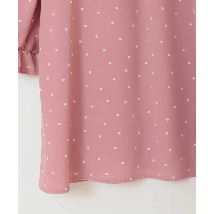 [110-130]【発表会/結婚式】フリルカラードットプリントワンピース | a.v.v【KIDS】 | 詳細画像15 