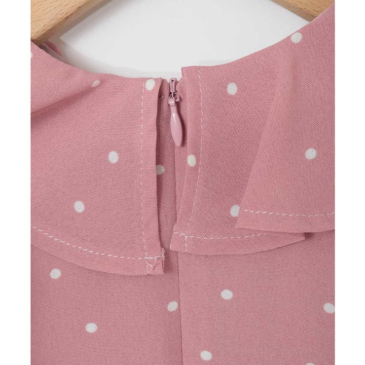 [110-130]【発表会/結婚式】フリルカラードットプリントワンピース | a.v.v【KIDS】 | 詳細画像19 