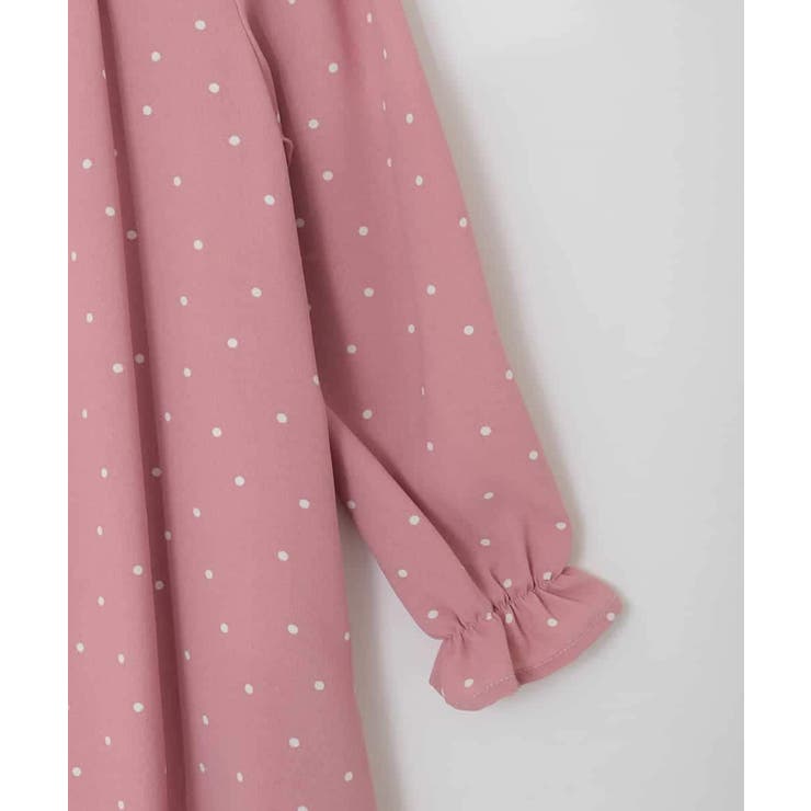 [110-130]【発表会/結婚式】フリルカラードットプリントワンピース | a.v.v【KIDS】 | 詳細画像20 