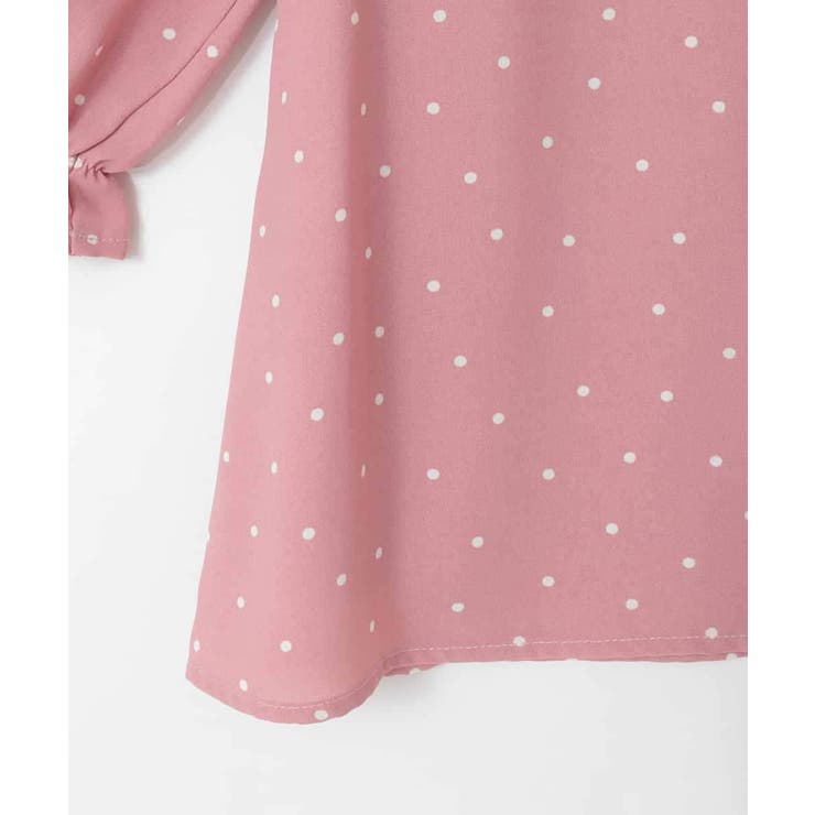 [110-130]【発表会/結婚式】フリルカラードットプリントワンピース | a.v.v【KIDS】 | 詳細画像21 