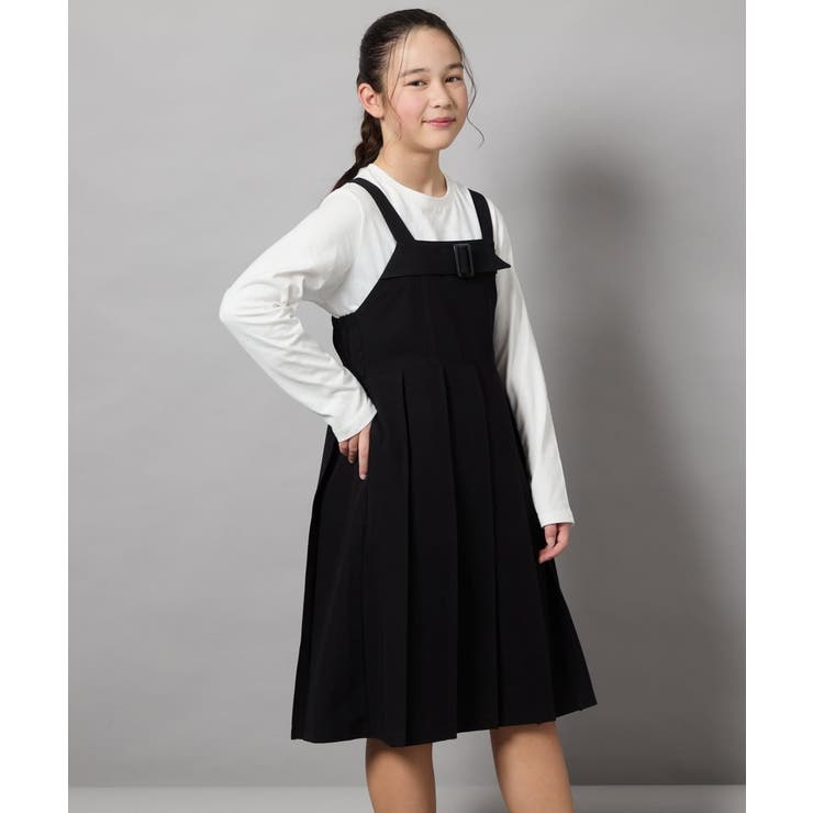 [140-150]【結婚式/発表会】ベルテッドプリーツジャンスカ | a.v.v【KIDS】 | 詳細画像11 