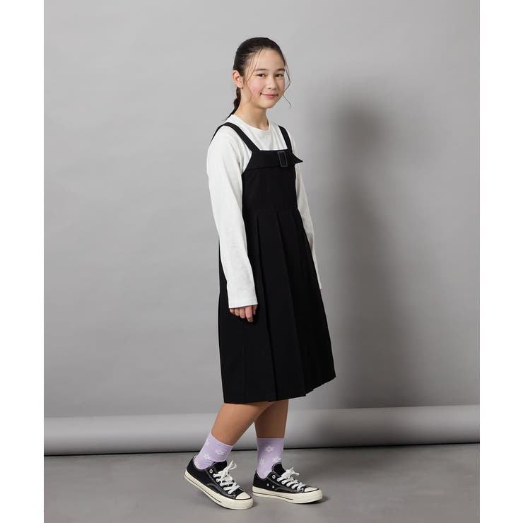 [140-150]【結婚式/発表会】ベルテッドプリーツジャンスカ | a.v.v【KIDS】 | 詳細画像13 