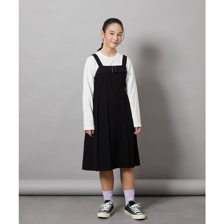 [140-150]【結婚式/発表会】ベルテッドプリーツジャンスカ | a.v.v【KIDS】 | 詳細画像16 