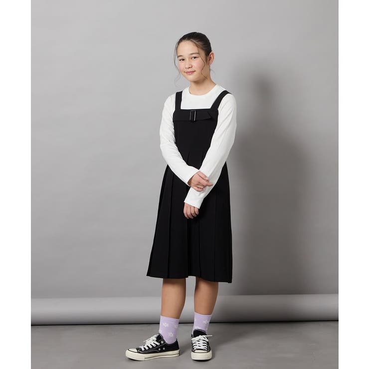 [140-150]【結婚式/発表会】ベルテッドプリーツジャンスカ | a.v.v【KIDS】 | 詳細画像17 