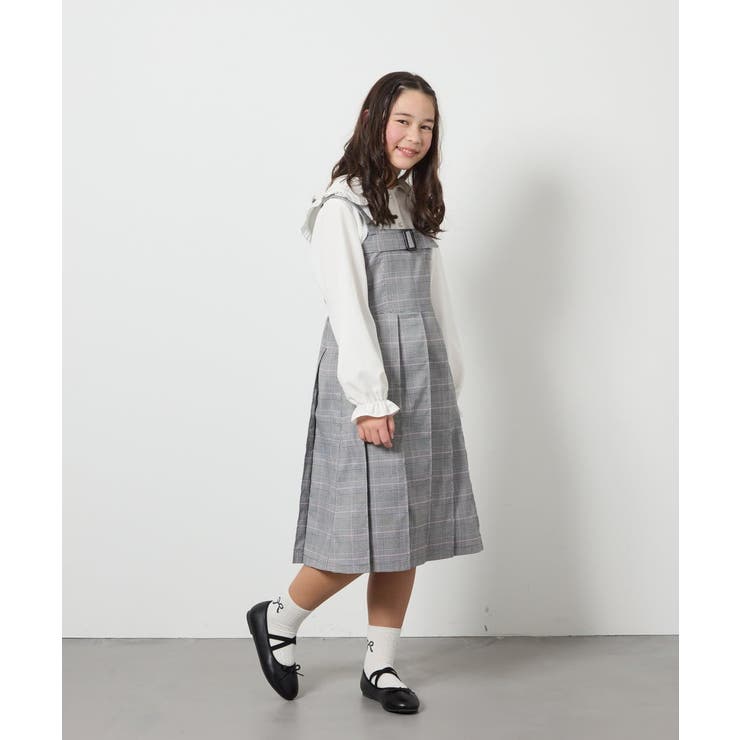 [140-150]【結婚式/発表会】ベルテッドプリーツジャンスカ | a.v.v【KIDS】 | 詳細画像4 