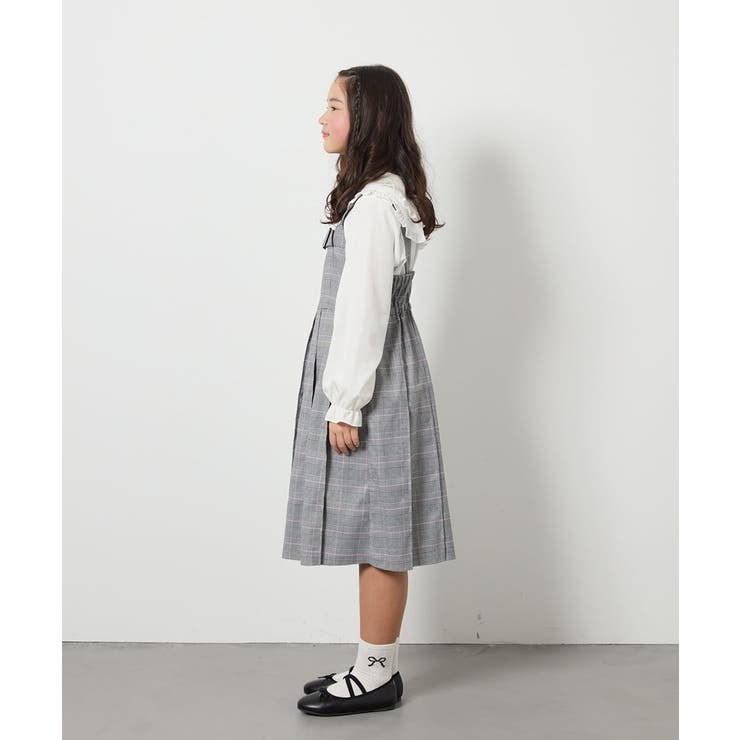 [140-150]【結婚式/発表会】ベルテッドプリーツジャンスカ | a.v.v【KIDS】 | 詳細画像8 