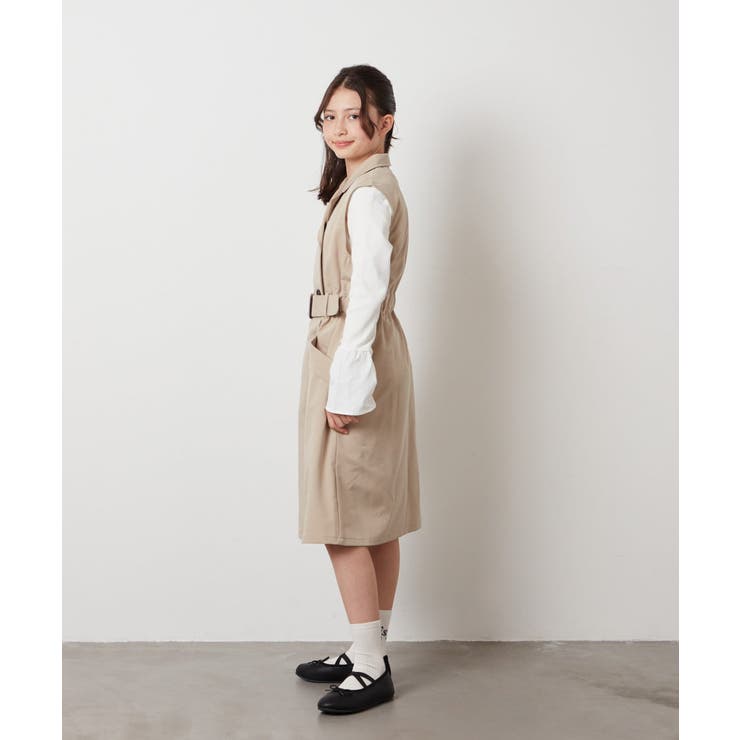 [120-130]トレンチジャンパースカート | a.v.v【KIDS】 | 詳細画像14 