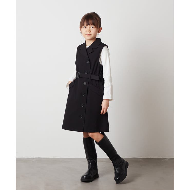 [120-130]トレンチジャンパースカート | a.v.v【KIDS】 | 詳細画像22 