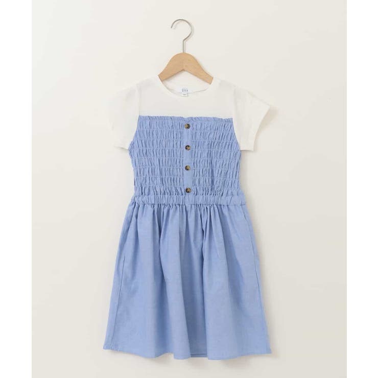 [100-130]ドッキングデザインワンピース | a.v.v【KIDS】 | 詳細画像19 