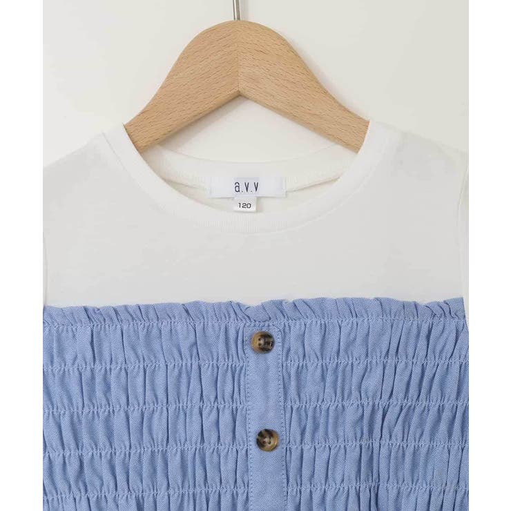 [100-130]ドッキングデザインワンピース | a.v.v【KIDS】 | 詳細画像21 