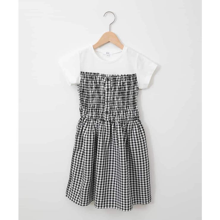 [100-130]ドッキングデザインワンピース | a.v.v【KIDS】 | 詳細画像25 