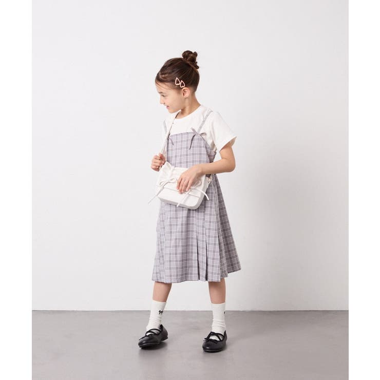 [130-160]フロントリボンプリーツジャンスカ | a.v.v【KIDS】 | 詳細画像13 