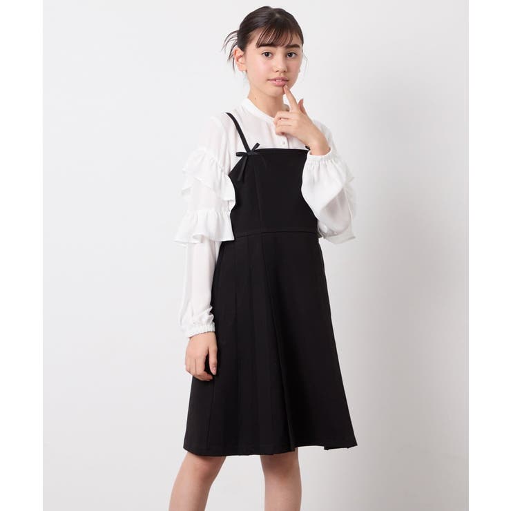 [130-160]フロントリボンプリーツジャンスカ | a.v.v【KIDS】 | 詳細画像20 