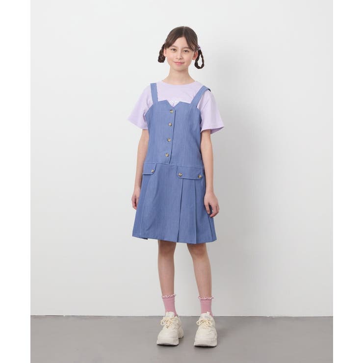 [100-130]フロントボタンジャンスカ | a.v.v【KIDS】 | 詳細画像21 