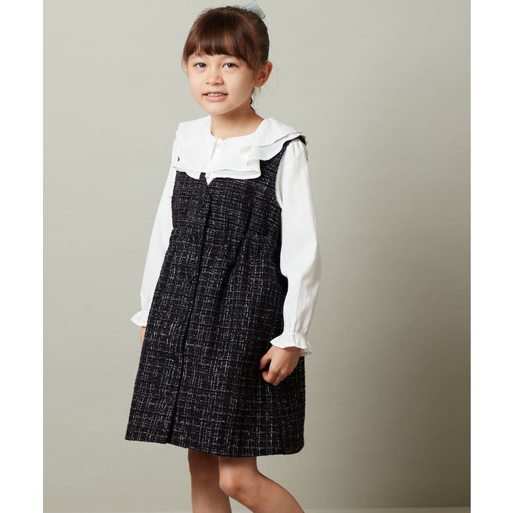 [110-130]フロントボタンジャンパースカート | a.v.v【KIDS】 | 詳細画像12 