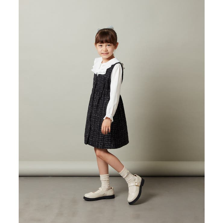[110-130]フロントボタンジャンパースカート | a.v.v【KIDS】 | 詳細画像14 